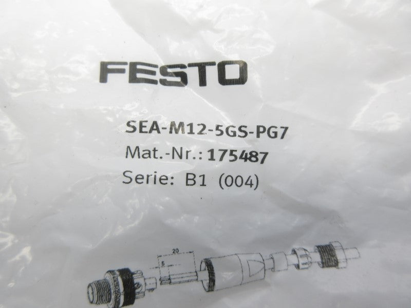FESTO SEA-M12-5GS-PG7 175487 NSMP