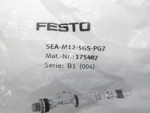 FESTO SEA-M12-5GS-PG7 175487 NSMP
