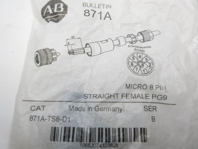 ALLEN BRADLEY 871A-TS8-D1 SER. B NSMP