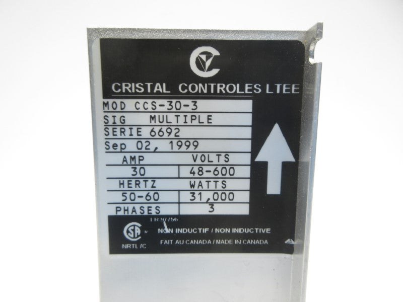 CRISTAL CONTROLES CCS-30-3 48-600V 30A UNMP