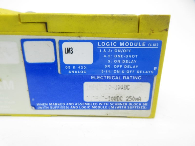 BANNER ENGINEERING LM3 10-30VDC UNMP