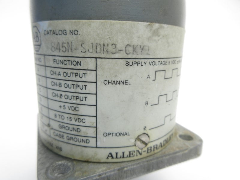 ALLEN BRADLEY 845N-SJDN3-CKY1 SER. B 18-15VDC UNMP