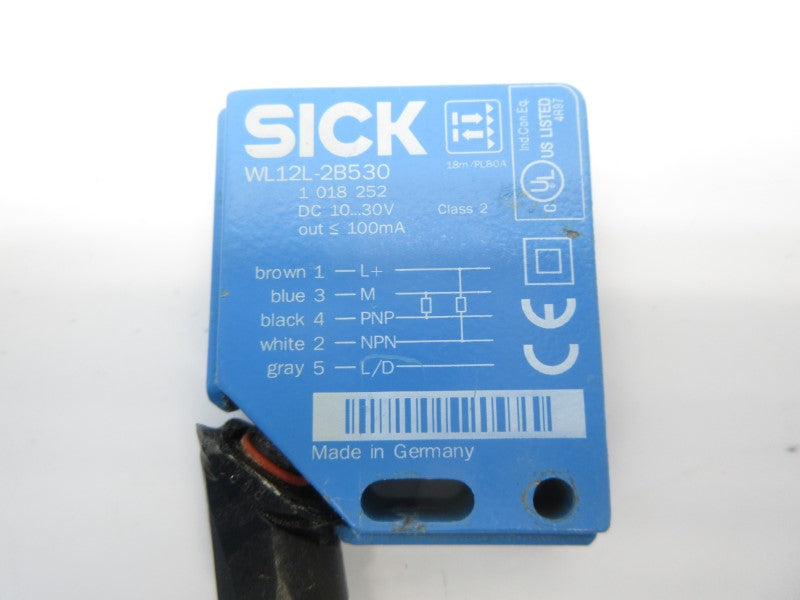 SICK WL12L-2B530 1018252 10-30VDC UNMP