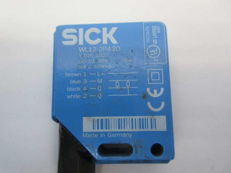 SICK WL12-2P430 1016102 10-30VDC UNMP