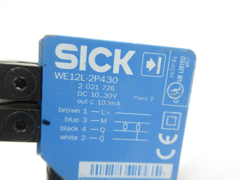 SICK WE12L-2P430 2021726 10-30VDC UNMP