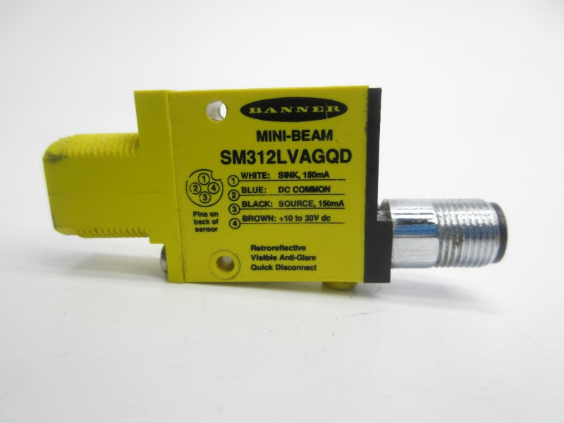 BANNER ENGINEERING SM312LVAGQD 10-30VDC UNMP