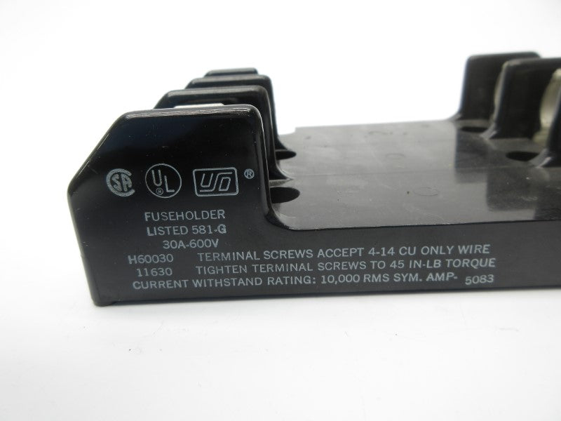 FUSE HOLDER H60030 600V 30A UNMP