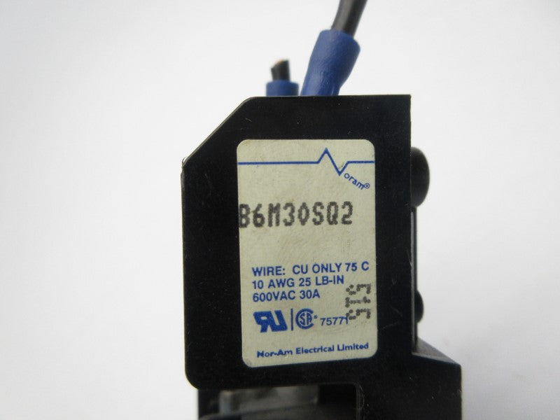 NOR-AM ELECTRICAL B6M30SQ2 600VAC 30A UNMP