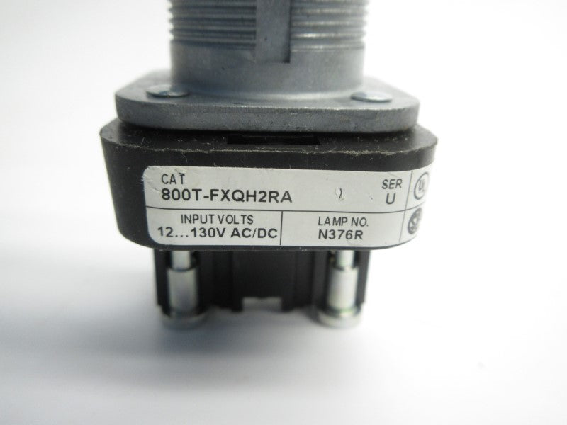 ALLEN BRADLEY 800T-FXQH2RA SER. U 12-130VAC/DC UNMP