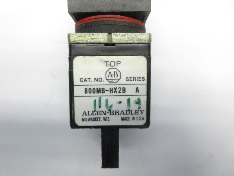 ALLEN BRADLEY 800MB-HX2B SER. A UNMP