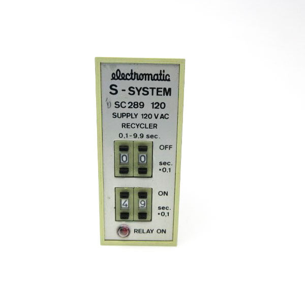 ELECTROMATIC SC289120 120VAC 0.1-9.9S UNMP