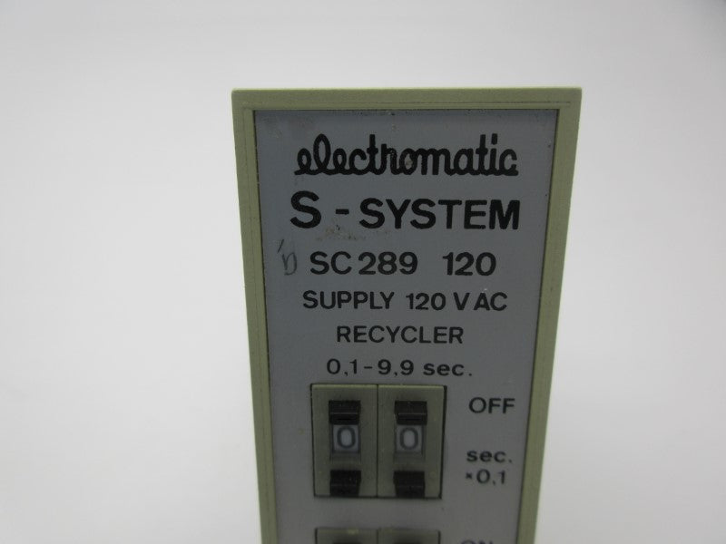 ELECTROMATIC SC289120 120VAC 0.1-9.9S UNMP