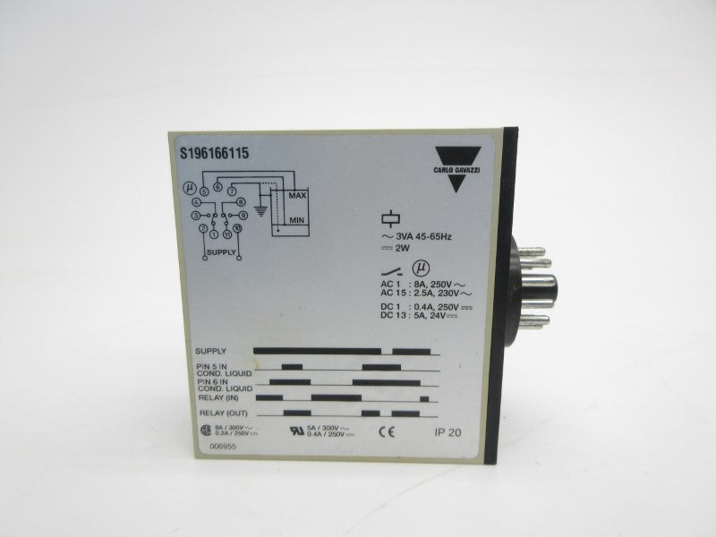 CARLO GAVAZZI S196166115 115V UNMP