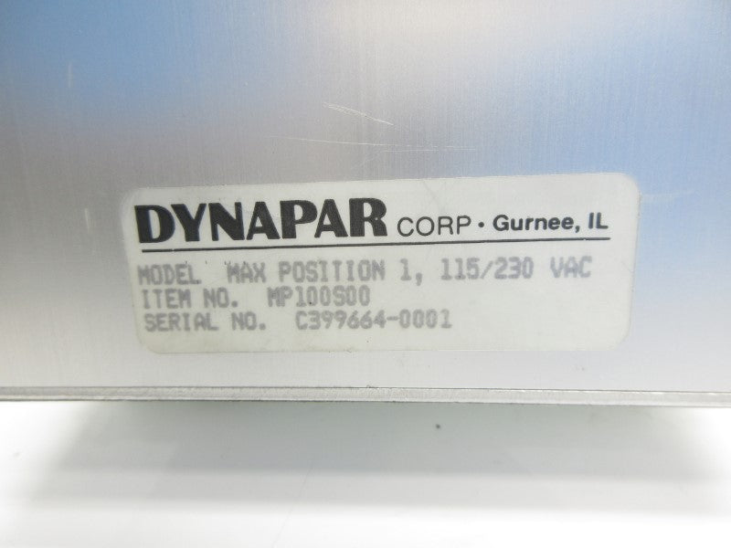 DYNAPAR MP100S00 115/230VAC UNMP