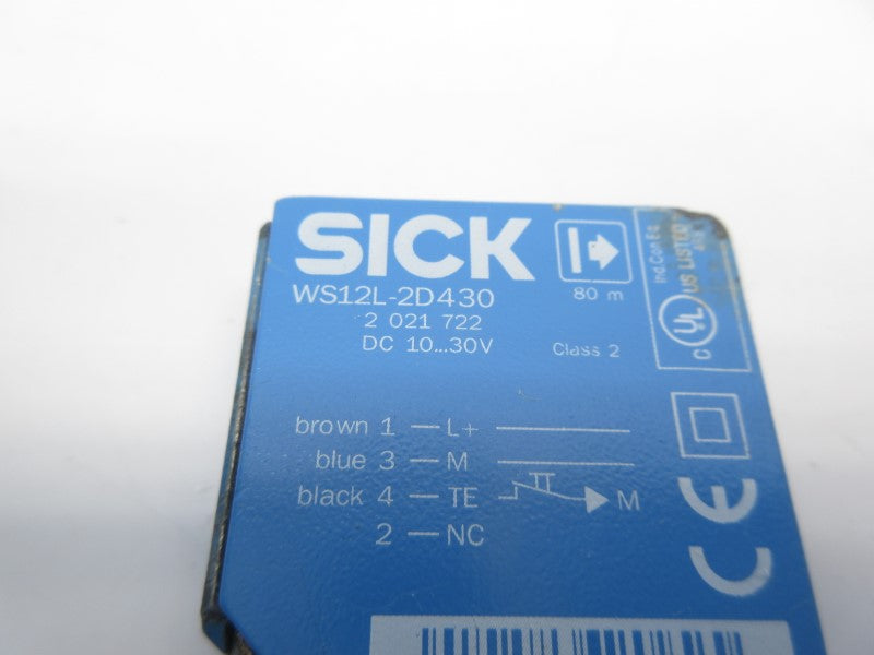 SICK WS12L-2D430 2021722 10-30VDC UNMP