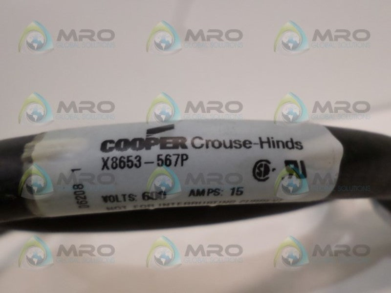 COOPER X8653-567P CONNECTOR  UNMP