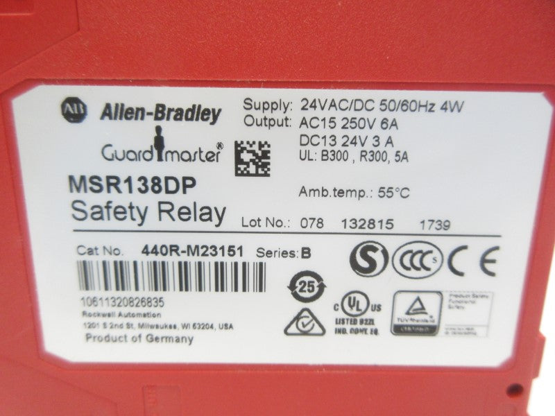ALLEN BRADLEY 440R-M23151 SER. B 24VAC NSMP