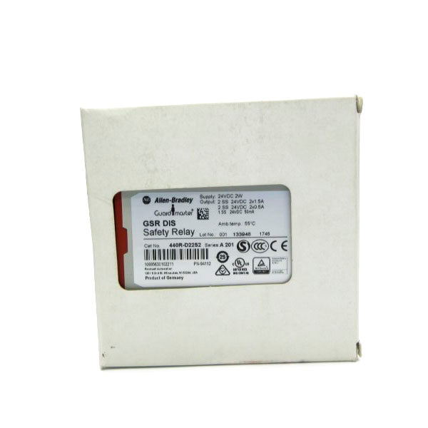 ALLEN BRADLEY 440R-D22S2 SER. A 24VDC NSMP