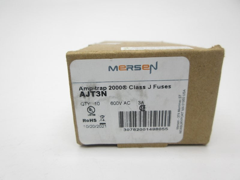 MERSEN AJT3N 600VAC 3A (PKG OF 10) NSMP