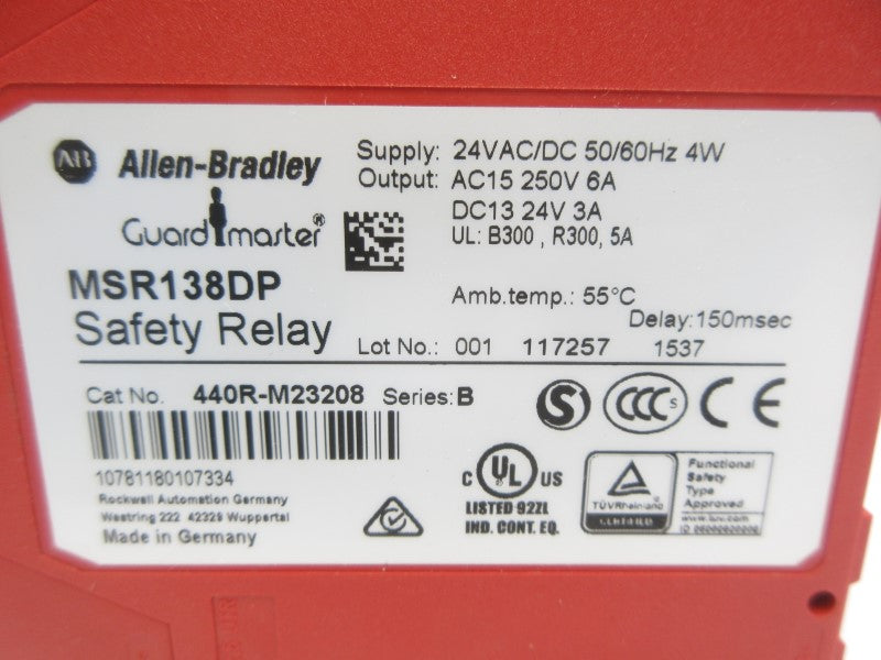 ALLEN BRADLEY 440R-M23208 SER. B 24VAC/DC NSMP