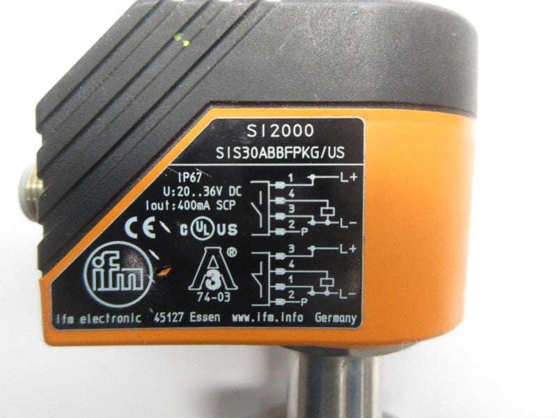 IFM EFECTOR SIS30ABBFPKG/US SI2000 20-36VDC NSNP