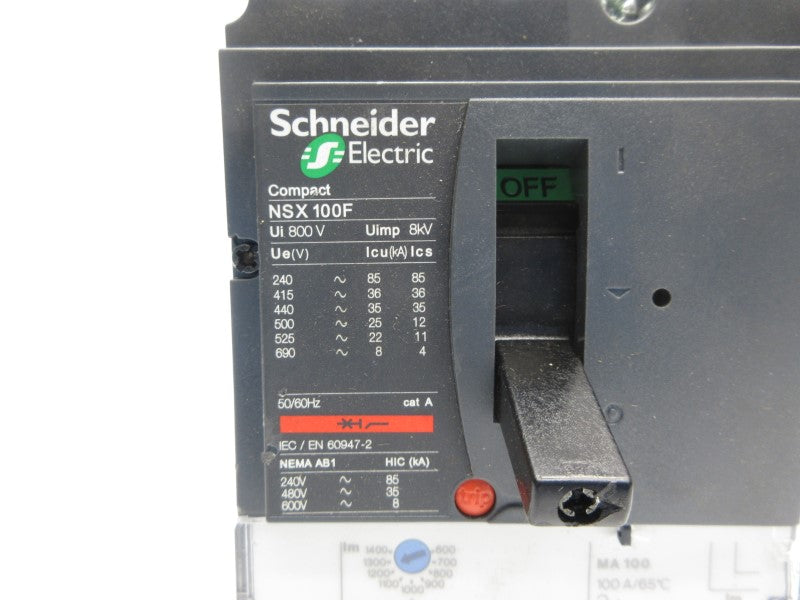 SCHNEIDER ELECTRIC NSX100F 690V 100A NSNP