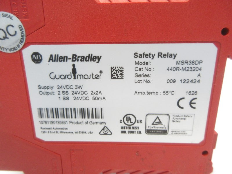 ALLEN BRADLEY 440R-M23204 SER. A 24VDC NSNP