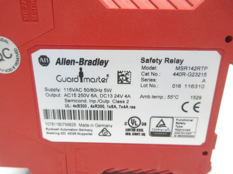 ALLEN BRADLEY 440R-G23215 SER. A 115VAC NSNP