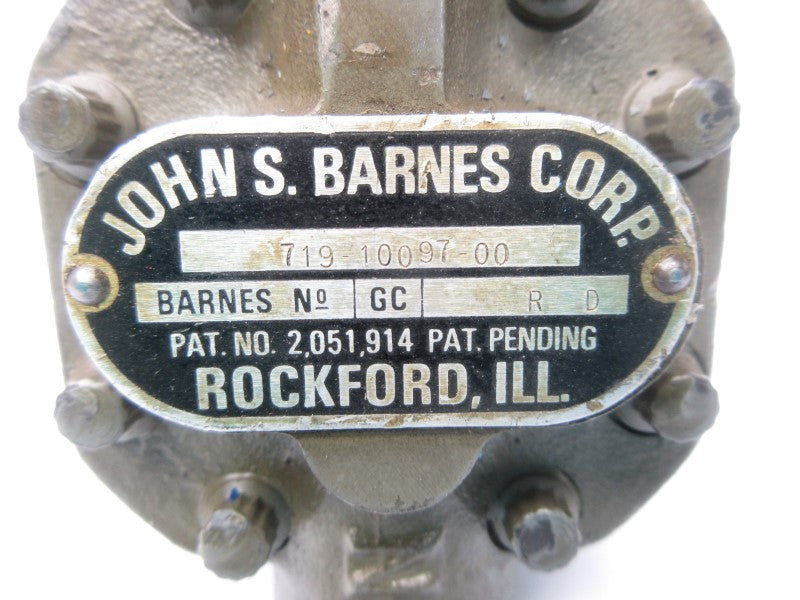 JOHN S. BARNES 719-10097-00 GCRD UNMP