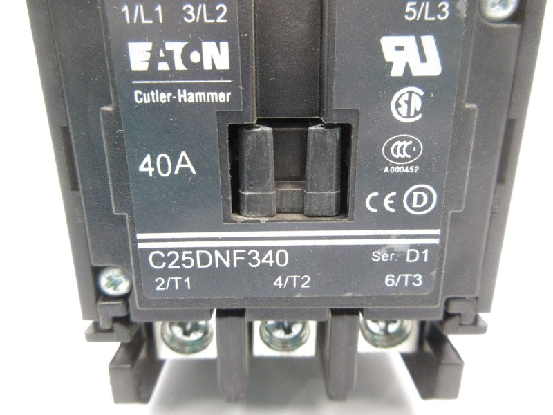 CUTLER HAMMER C25DNF340 SER. D1 110-120V 40A NSNP