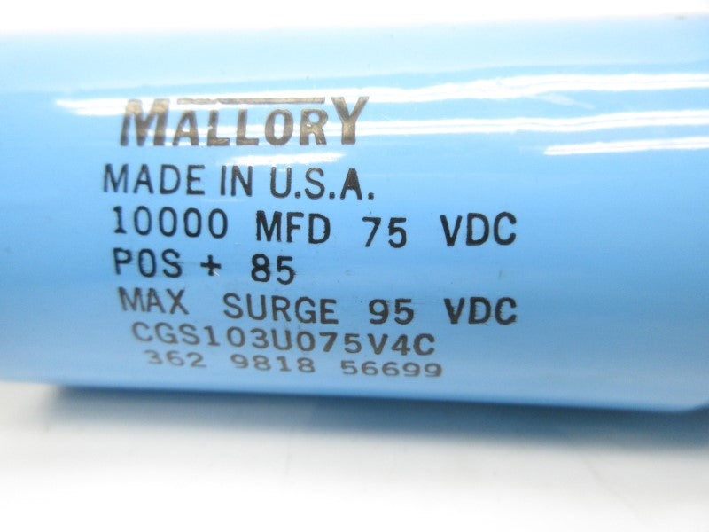 MALLORY CGS103U075V4C 95VDC NSNP