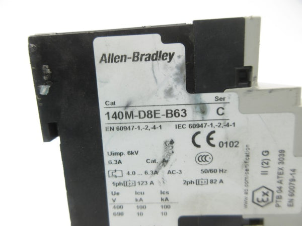 ALLEN BRADLEY 140M-D8E-B63 SER. C 4.0-6.3A NSNP