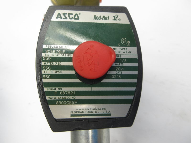 ASCO 8300G55F 120V 550PSI 1/8" NSNP