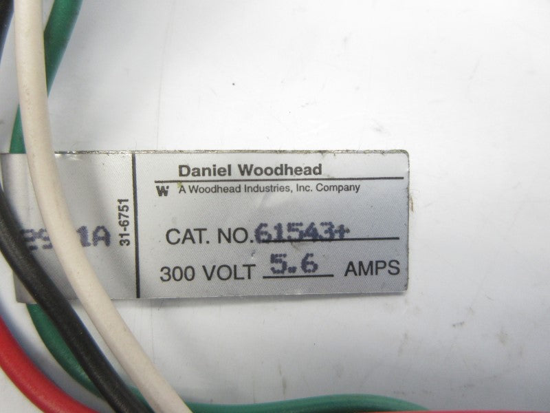 DANIEL WOODHEAD 61543 300V 5.6A NSNP