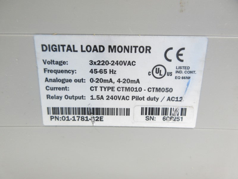 EMERSON MOTORS 01-1781-32E 240VAC 1.5A NSNP