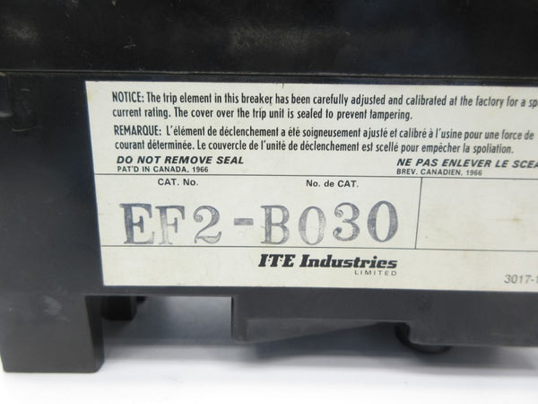 ITE EF2-B030 600V 30A NSNP
