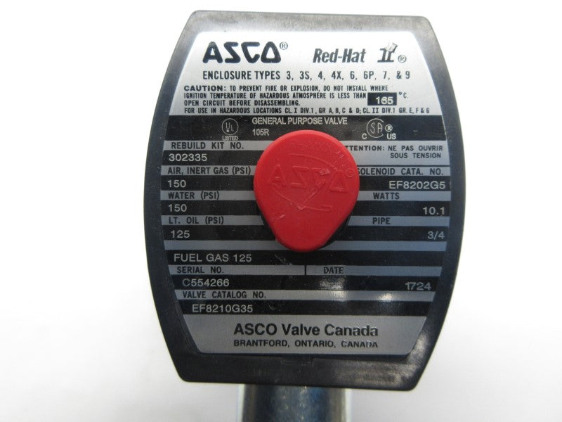 ASCO EF8210G35 110/120V 150PSI 3/4" NSNP