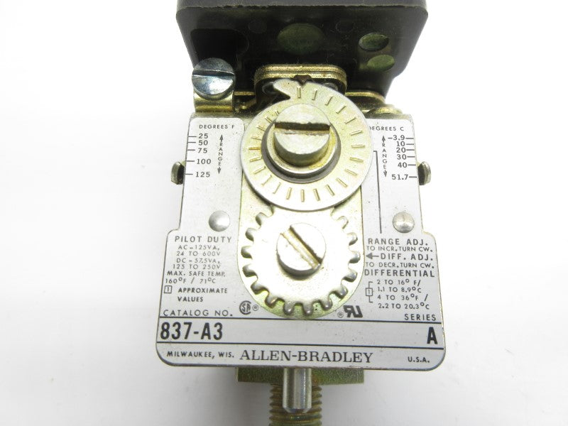 ALLEN BRADLEY 837-A3 SER. A 24-600V 25-125'F NSNP