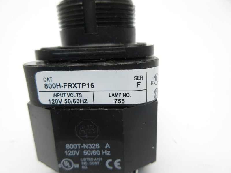 ALLEN BRADLEY 800H-FRXTP16 SER. F 120V NSNP