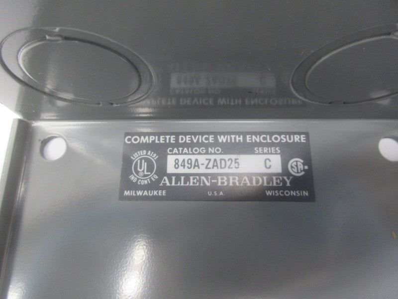 ALLEN BRADLEY 849A-ZAD25 SER. C 110/120V NSNP