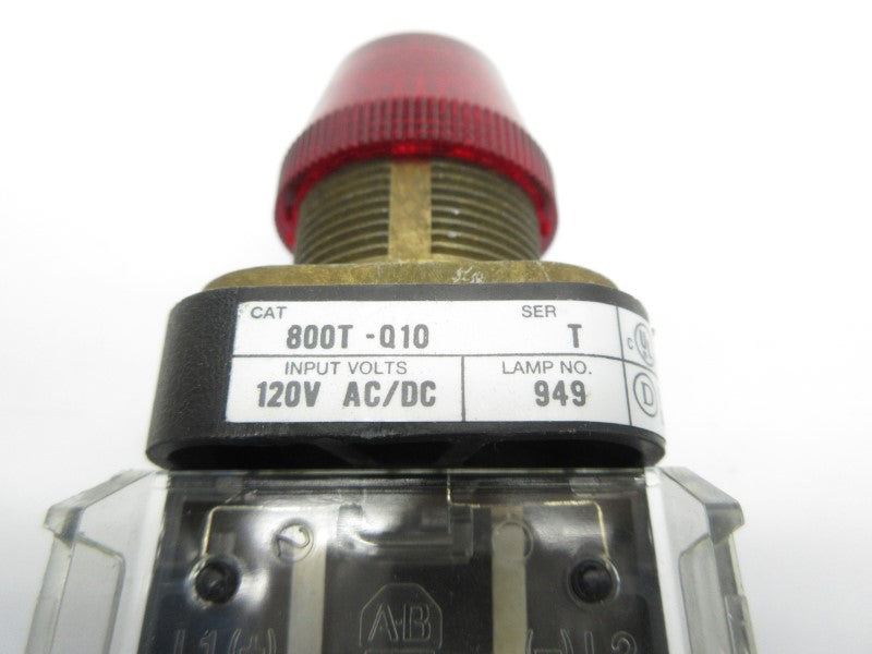 ALLEN BRADLEY 800T-Q10 SER. T 120VAC/DC NSNP