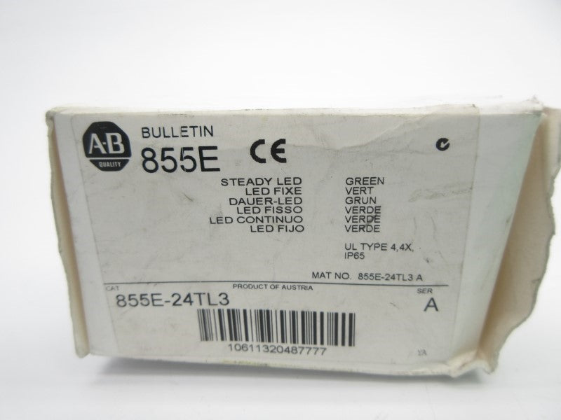 ALLEN BRADLEY 855E-24TL3 SER. A 24VAC/DC (WH) NSMP