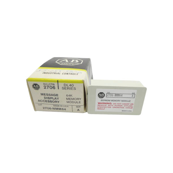 ALLEN BRADLEY 2706-NMM64 SER. A (BK/YL) NSMP