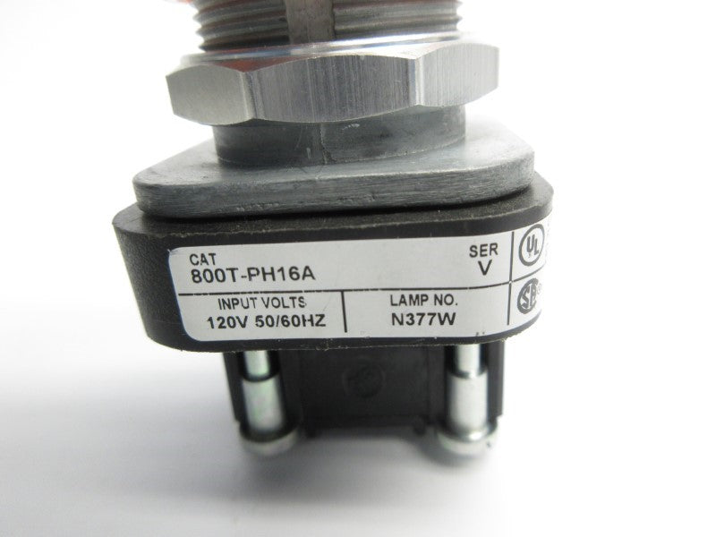 ALLEN BRADLEY 800T-PH16A SER. V 120V NSNP