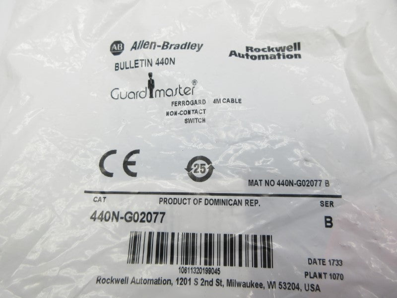 ALLEN BRADLEY 440N-G02077 SER. B NSMP