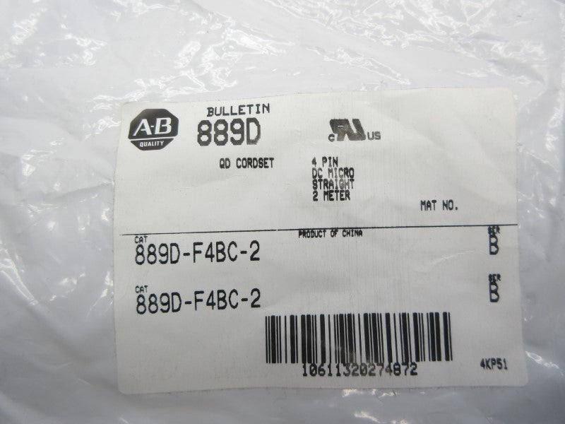 ALLEN BRADLEY 889D-F4BC-2 SER. B NSMP