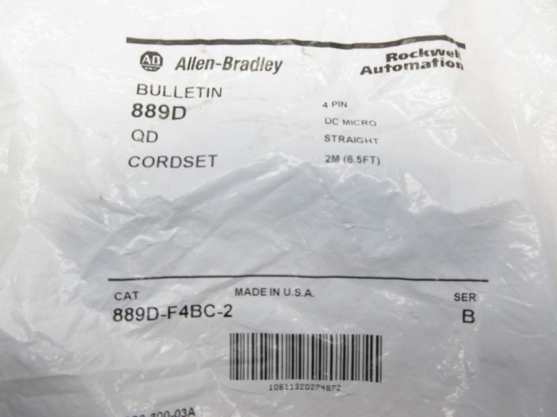 ALLEN BRADLEY 889D-F4BC-2 SER. B NSMP
