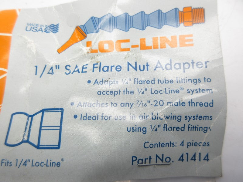 LOC-LINE 41414 (PKG OF 4) 1/4" NSMP