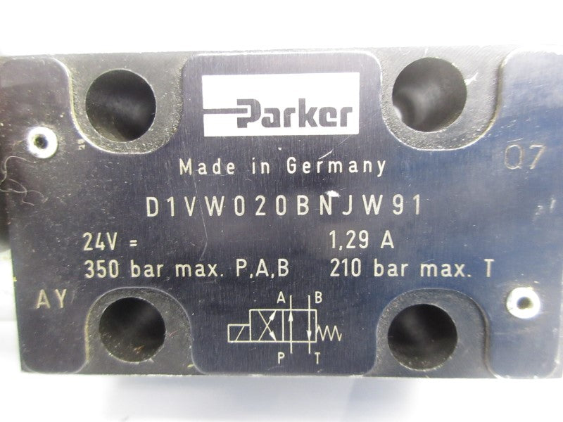 PARKER D1VW020BNJW91 24V 1.29A UNMP