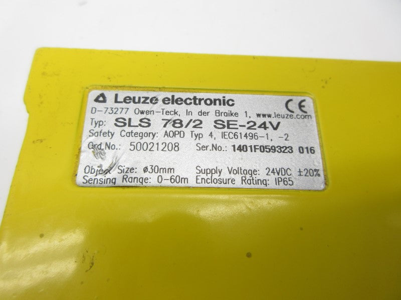 LEUZE ELECTRONIC SLS78/2SE-24V 24V UNMP